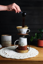 Load image into Gallery viewer, Tapered Mug in White & Shino