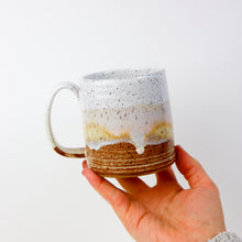 Load image into Gallery viewer, Straight Mug in White & Cinnamon