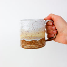 Load image into Gallery viewer, Straight Mug in White & Cinnamon