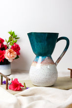 Load image into Gallery viewer, Pour Over Coffee Brewer: Teal & White