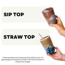 Load image into Gallery viewer, Tumbler in Matte Black & Shino