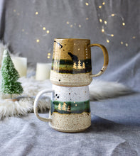 Load image into Gallery viewer, Taupe Winter Mug