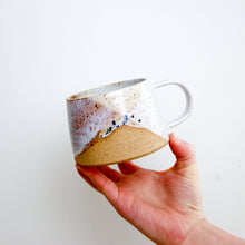 Load image into Gallery viewer, Wide Mug in White & Opal