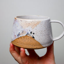 Load image into Gallery viewer, Wide Mug in White & Opal