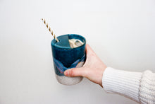 Load image into Gallery viewer, Tumbler in Teal & White