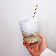 Load image into Gallery viewer, Tumbler in Cream & White