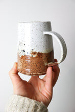 Load image into Gallery viewer, Tapered Mug in White &amp; Shino
