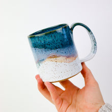 Load image into Gallery viewer, Straight Mug in Teal &amp; White
