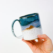 Load image into Gallery viewer, Straight Mug in Teal &amp; White
