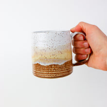 Load image into Gallery viewer, Straight Mug in White &amp; Cinnamon
