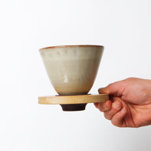 Load image into Gallery viewer, Pour Over Coffee Cone in Shino
