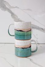 Load image into Gallery viewer, Straight Mug in Mint &amp; White
