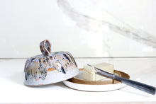 Load image into Gallery viewer, Opal &amp; White Butter Dish
