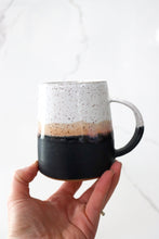 Load image into Gallery viewer, Tapered Mug in White &amp; Matte Black
